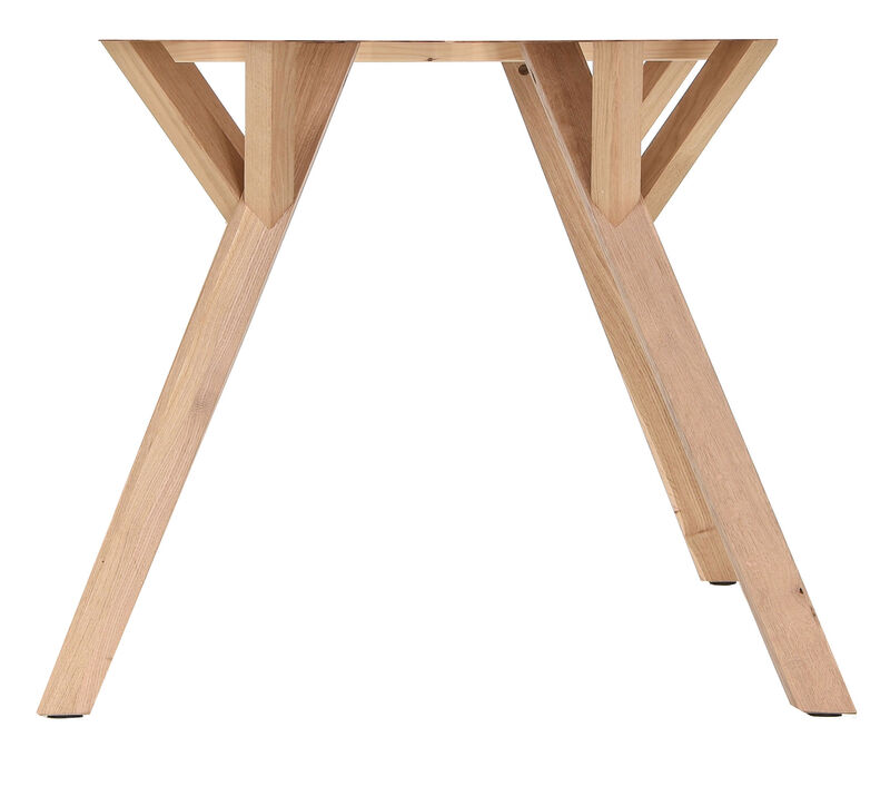 Lana pöydän jalat lakattu tammi