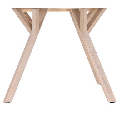 Lana pöydän tammijalat valkolakattu tammi, asiakaspalautus