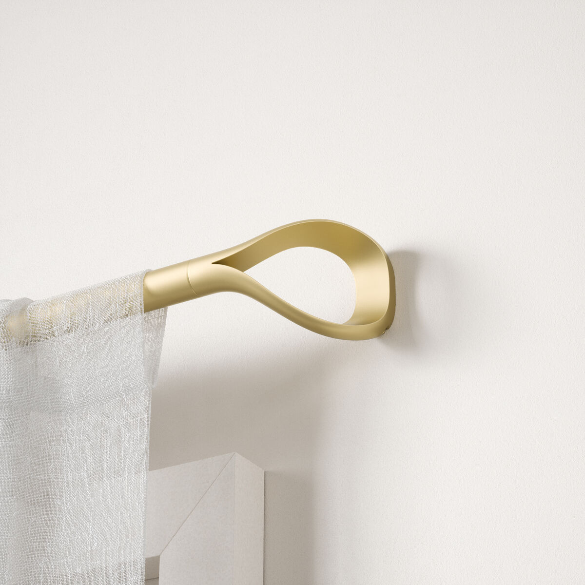 Umbra Loop säädettävä verhotanko 107-305 cm kulta