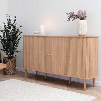 House Nordic Nikko senkki 140x40x79 cm luonnonväri, asiakaspalautuss