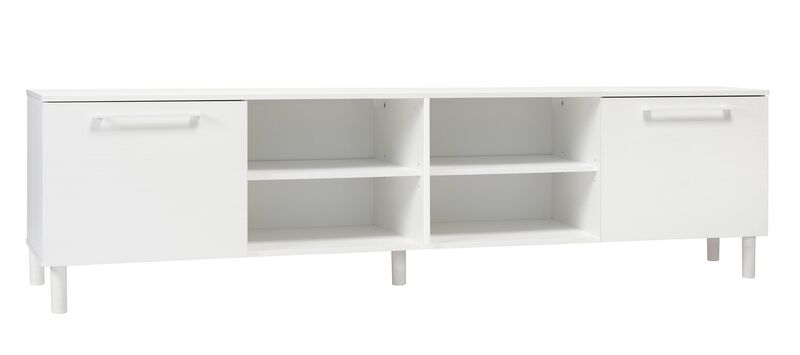 Solo tv-taso 220 cm valkoinen