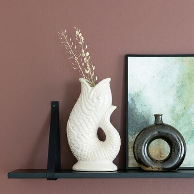 Alva kalavaasi 26,5 cm valkoinen