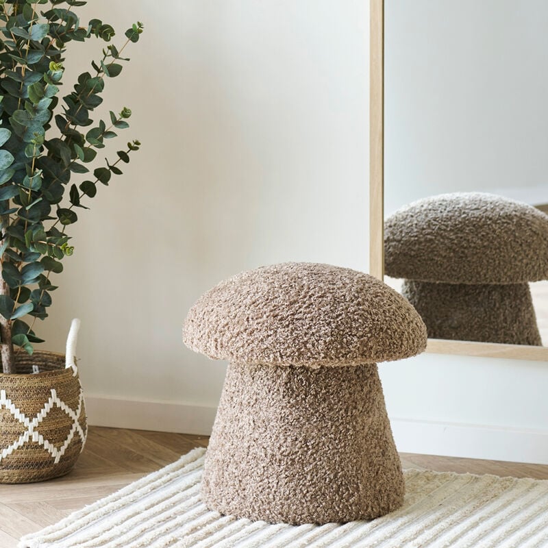 House Nordic Enna teddyrahi Ø45 cm ruskea HN1062