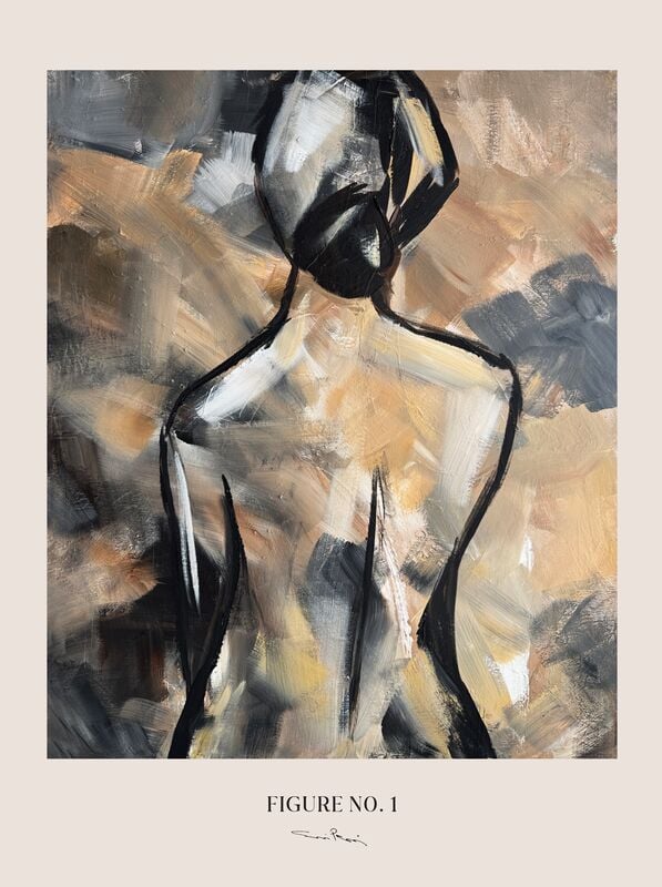 Kaverini Figure 1 juliste 50x70 cm