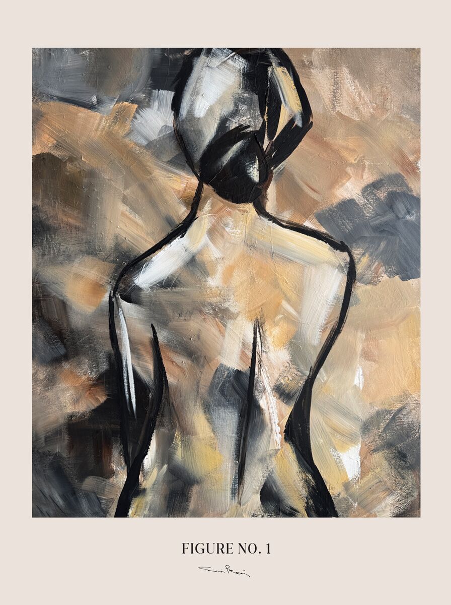 Kaverini Figure 1 juliste 30x40 cm