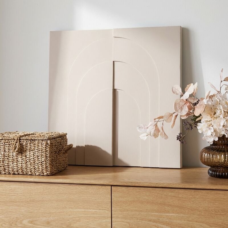 House Nordic Ina taulu 60x60 cm beige