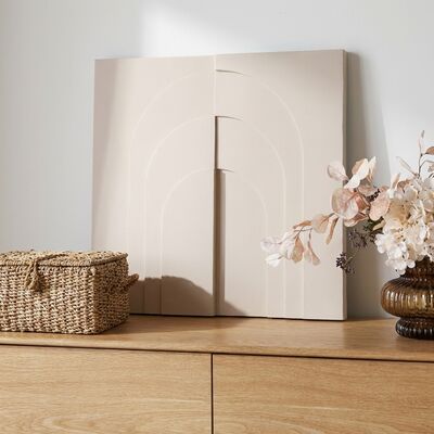 House Nordic Ina taulu 60x60 cm beige