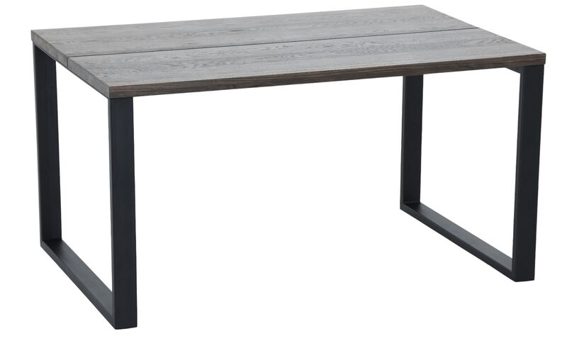 Manner tammi lankkupöytä 140x90 cm savutammi/musta A-laatu