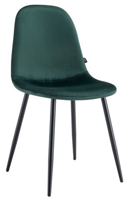 Furia tuoli tummanvihreä sametti G062-19, mustat jalat, varastopoisto