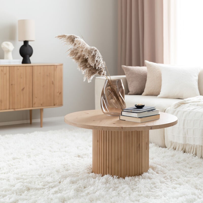 Taimi sohvapöytä Ø80 cm hiekka