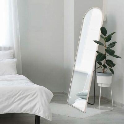 M&M Britt lattia-/seinäpeili 40x160 cm hiekka