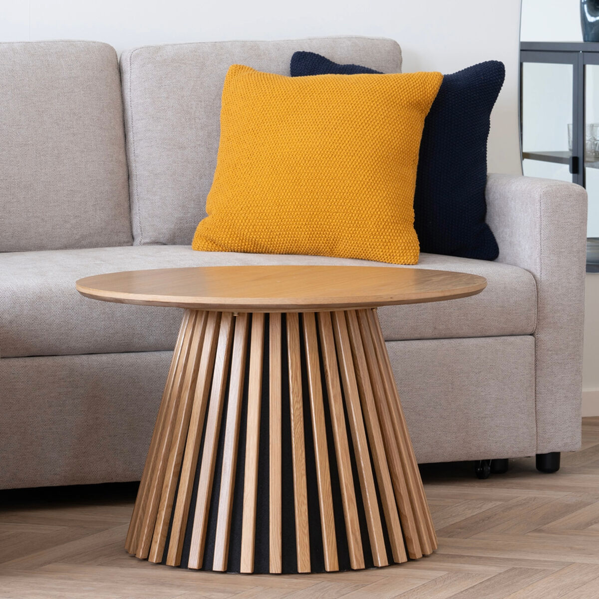 House Nordic Osaka pyöreä sohvapöytä Ø70 cm tammi