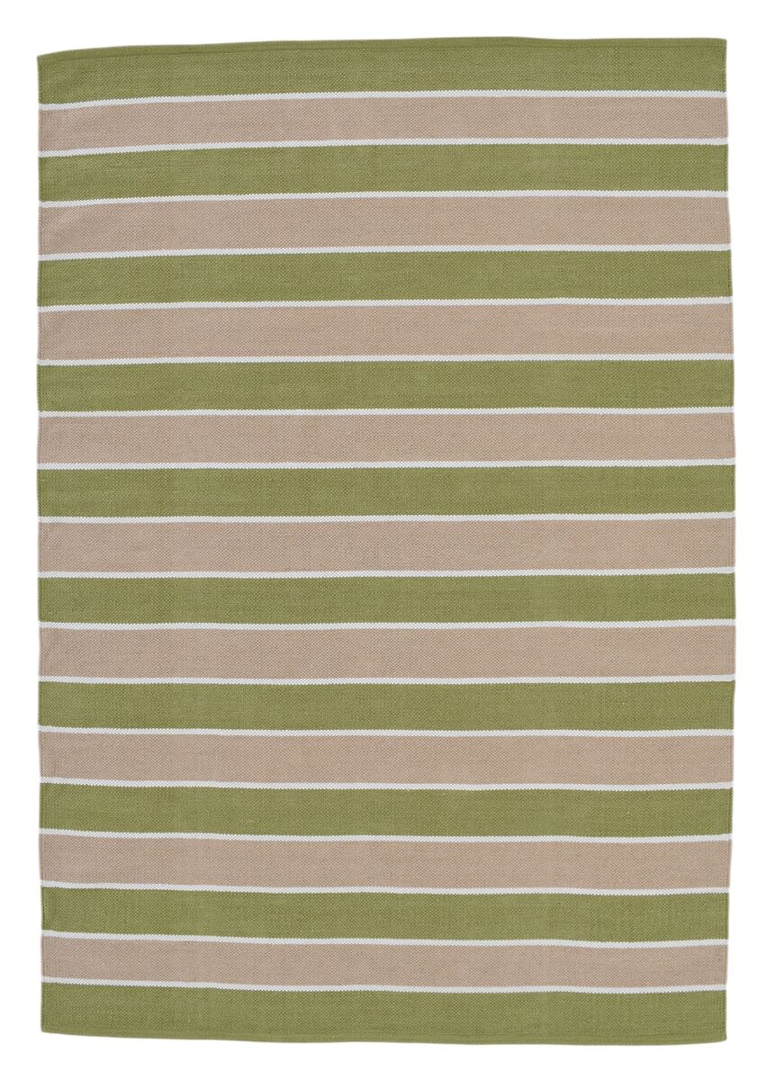 Karkki puuvillamatto 160x230 cm vihreä/beige