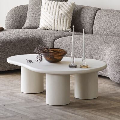 House Nordic Palmera sohvapöytä 120x80x35 cm vaaleanharmaa, kuvausmalli