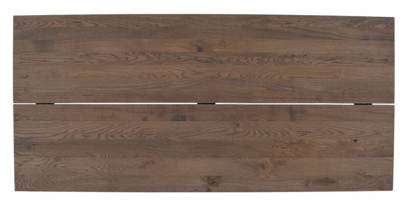 Veini tammi lankkupöytä 195x90 cm savutammi/musta