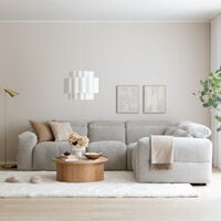 Mukava mekanismikulmasohva beige