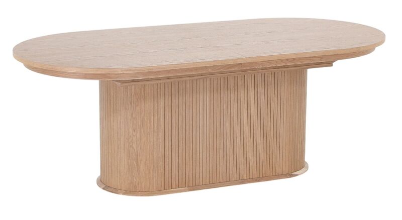 Mooda Milan ruokapöytä 210-270x100x76 cm valkotammi