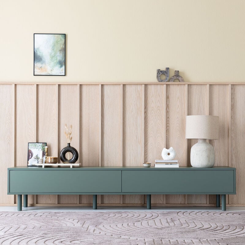 Kokoa tv-taso 200 metsänvihreä push open, taika jaloilla