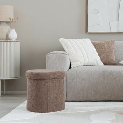 House Nordic Medford teddyrahi 42,5x36,5 cm valkoinen HN1310