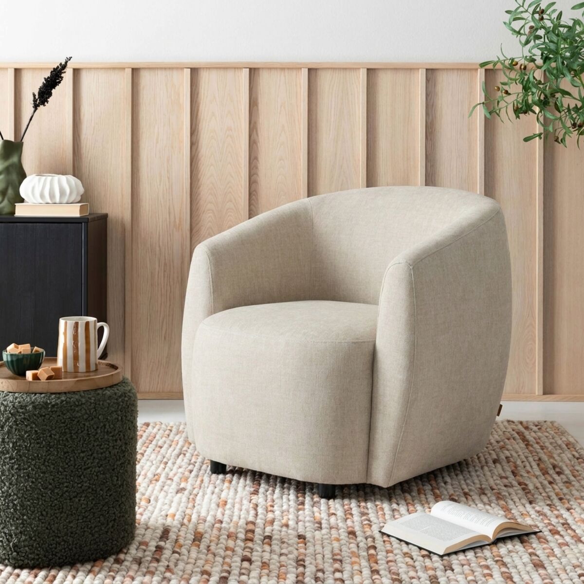 Lumo nojatuoli beige Home 05