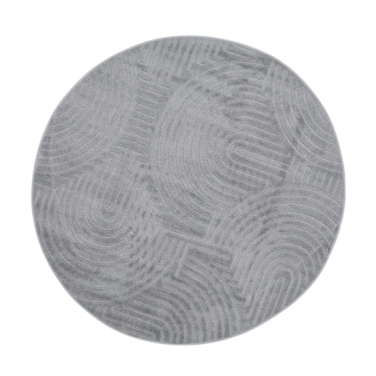 Cannes matto pyöreä 120 cm harmaa
