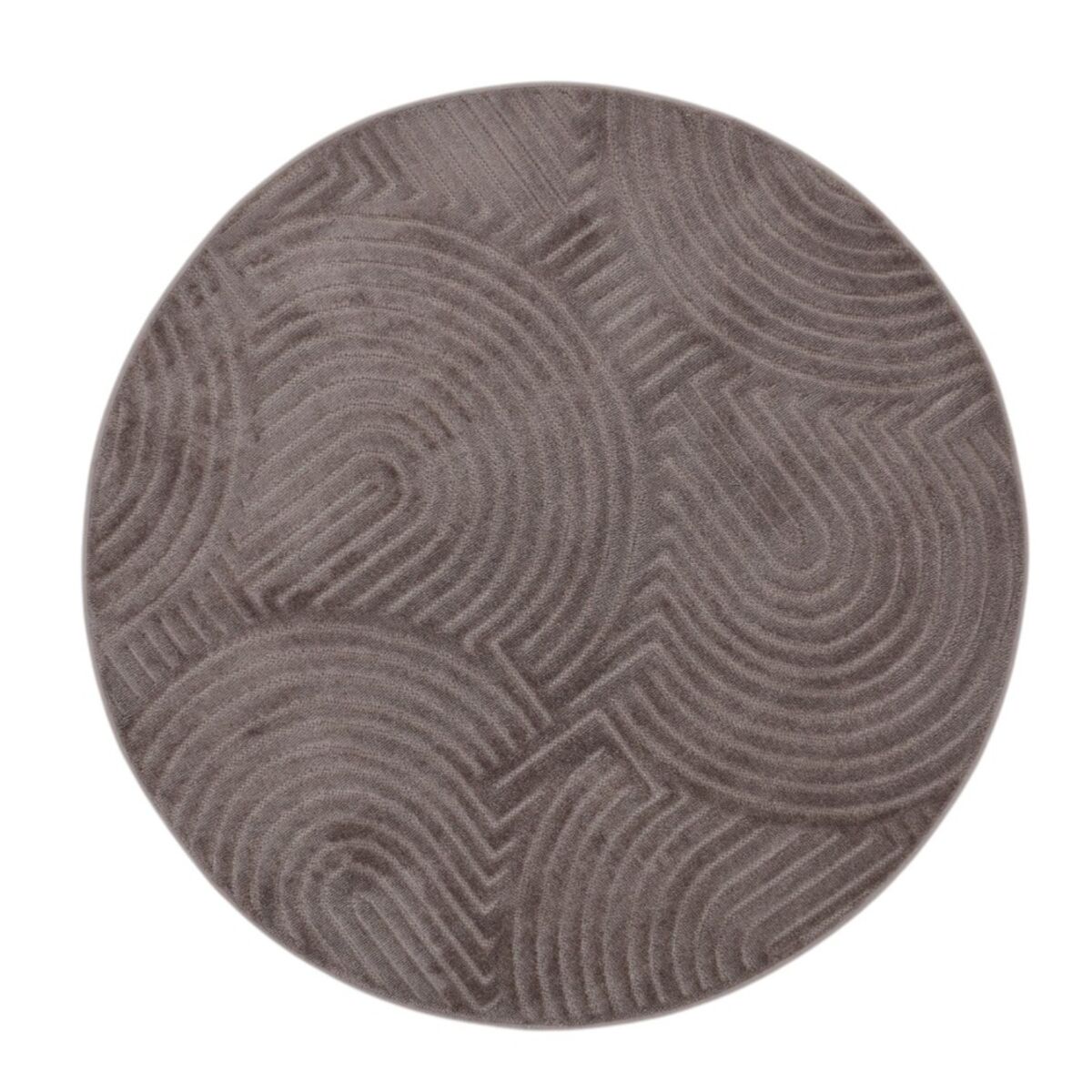 Cannes matto pyöreä 120 cm taupe