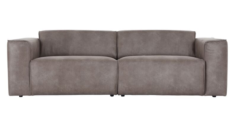 Hali 3 -istuttava sohva nahkaverhoiltu beige Kentucky 2