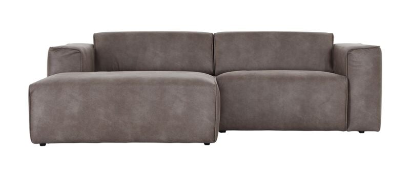 Hali divaanisohva vasen nahkaverhoiltu beige Kentucky 2