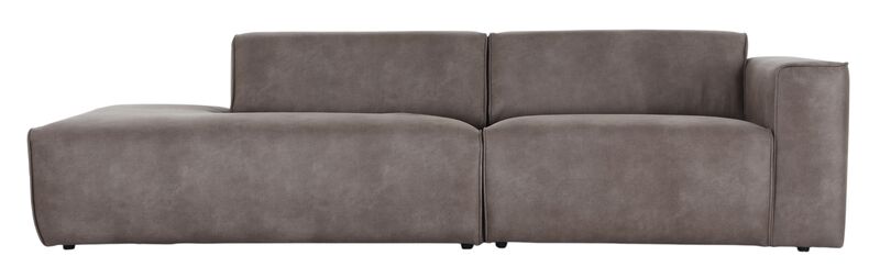 Hali divaani vasen nahkaverhoiltu beige Kentucky 2