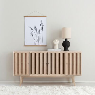 Kiteen Fino senkki 160x36x82 cm lakattu koivu