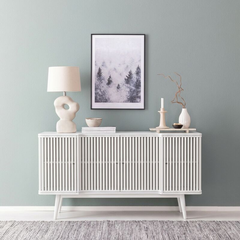 Kiteen Fino senkki 160x36x82 cm valkoinen