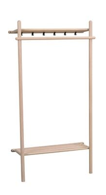 Rowico Home Milford vaateteline 91x181 cm musta tammi