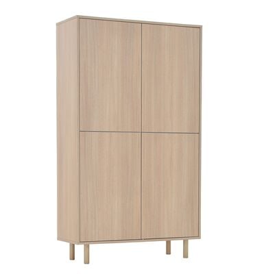 Kokoa kaappi 100x160 taika jalalla hiekka tammi, push-open