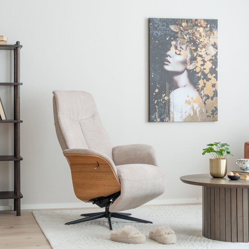 Hjort Lux mekanismituoli beige Storm 9491