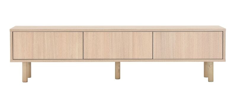 Kokoa tv-taso 150/3 taika jalalla, hiekka tammi, push-open