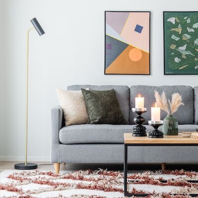 Trio Marley lattiavalaisin GU10 harjattu teräs