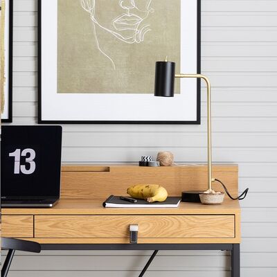 Trio Marley pöytävalaisin GU10 harjattu teräs