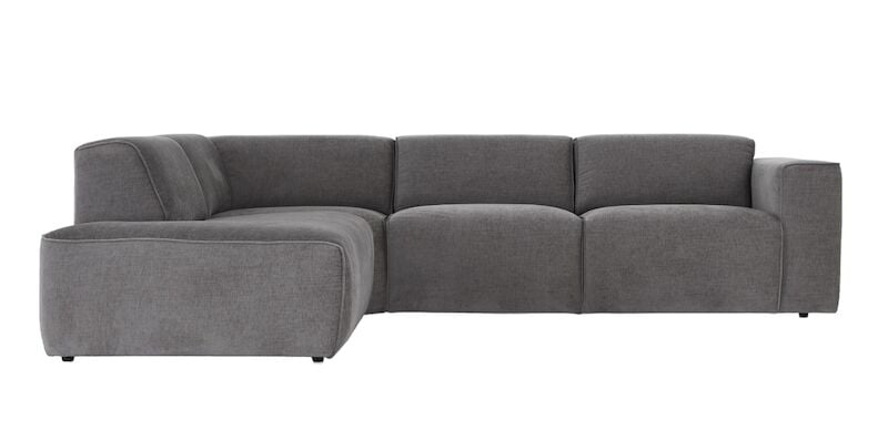 Hali avokulmasohva vasen Home 12 harmaa