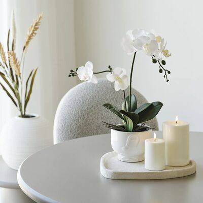 House Nordic sementti tarjotin 35x30 cm beige