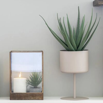 House Nordic Trofa kukkateline Ø21,5x36 cm hiekka