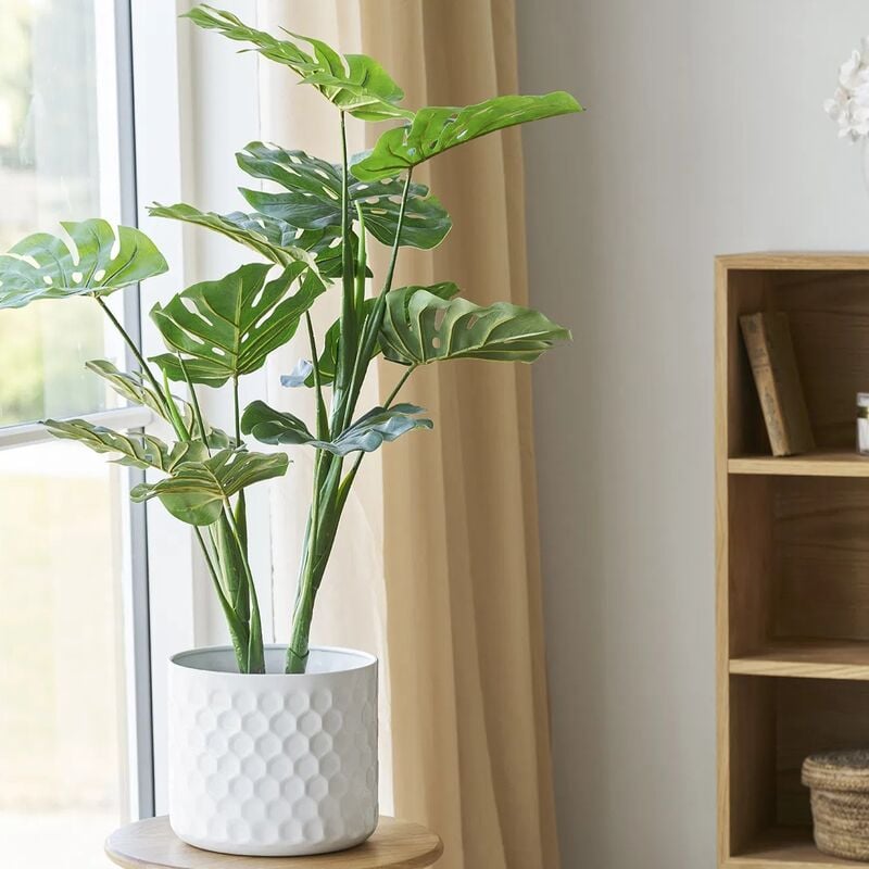 House Nordic kukkaruukku Ø24,5x21 cm valkoinen