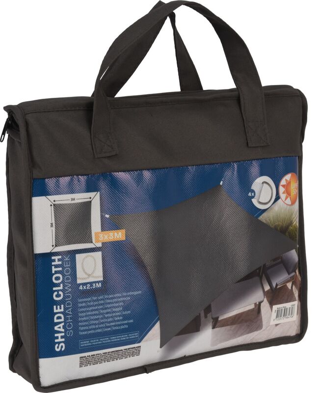 Shade aurinkovarjo 300x300 cm harmaa