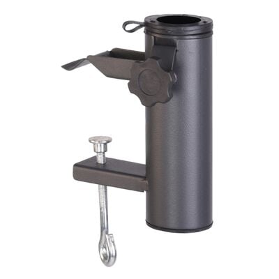 Aurinkovarjon kiinnike kaiteeseen harmaa