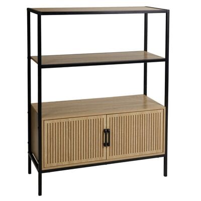 Vera avohylly kaapilla 83x33x105 cm tammi/musta