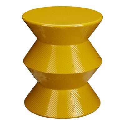 Viva pyöreä sivupöytä Ø31 cm keltainen