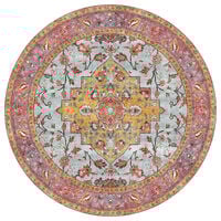 Aya matto 133 cm pyöreä punainen