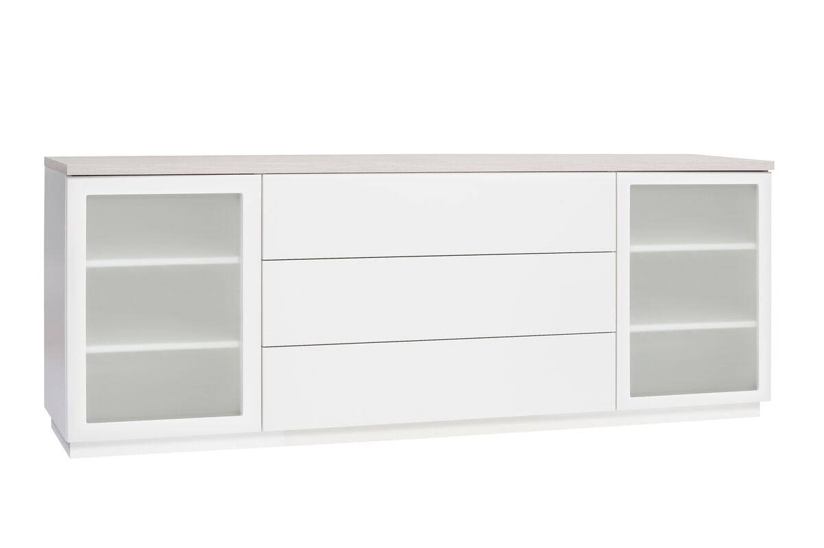 Hiipakka Anton senkki A4.3 200 cm valkoinen/hopea jalava | Alk. 1 249,00 €