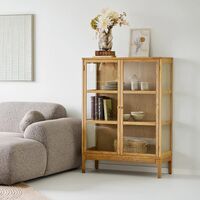 House Nordic Zamora vitriini 90x40x126 cm tammi