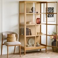 House Nordic Zamora vitriini 90x40x180 cm tammi