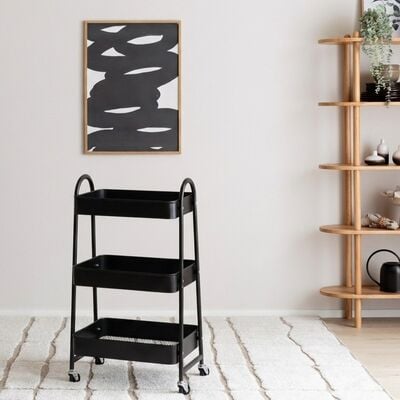 Delta korivaunu 44x30x79 musta